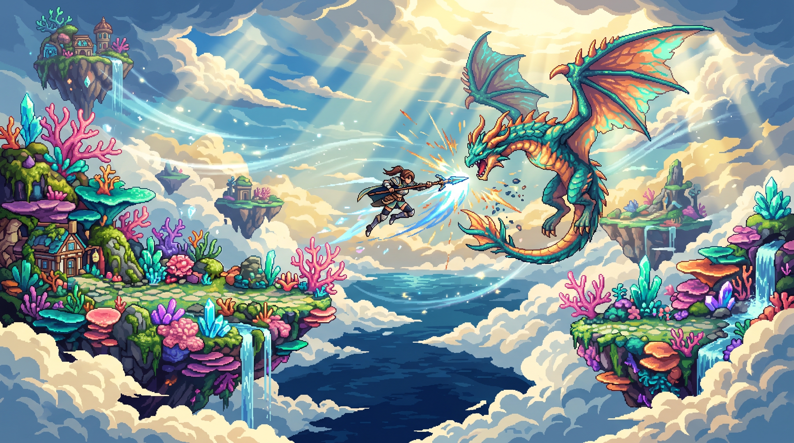 Coral Skyland — Aerial Combat
